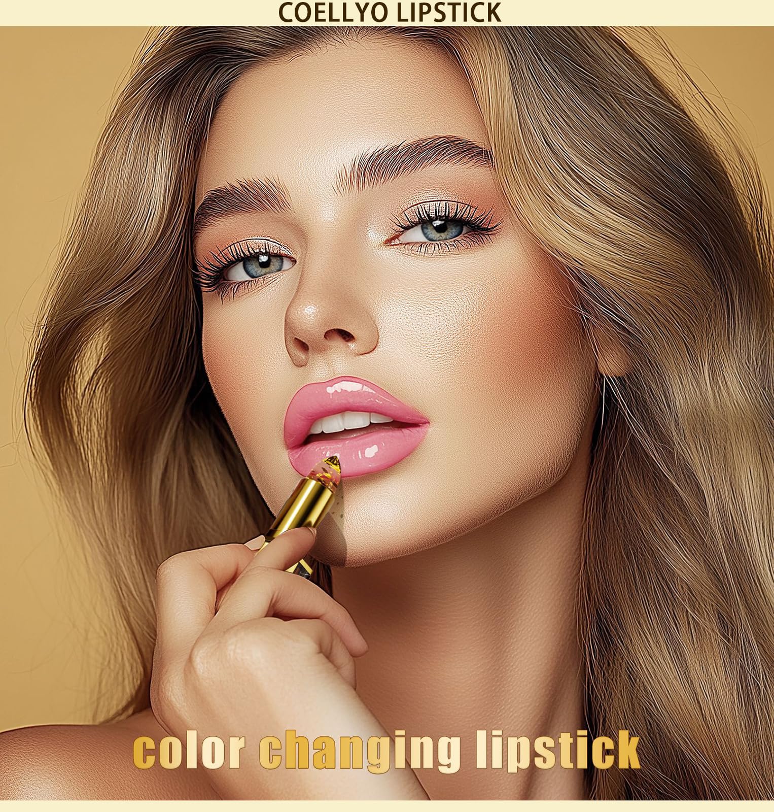 Coellyo Lipstick hydration essence keeps lips moisturized throughout the day.