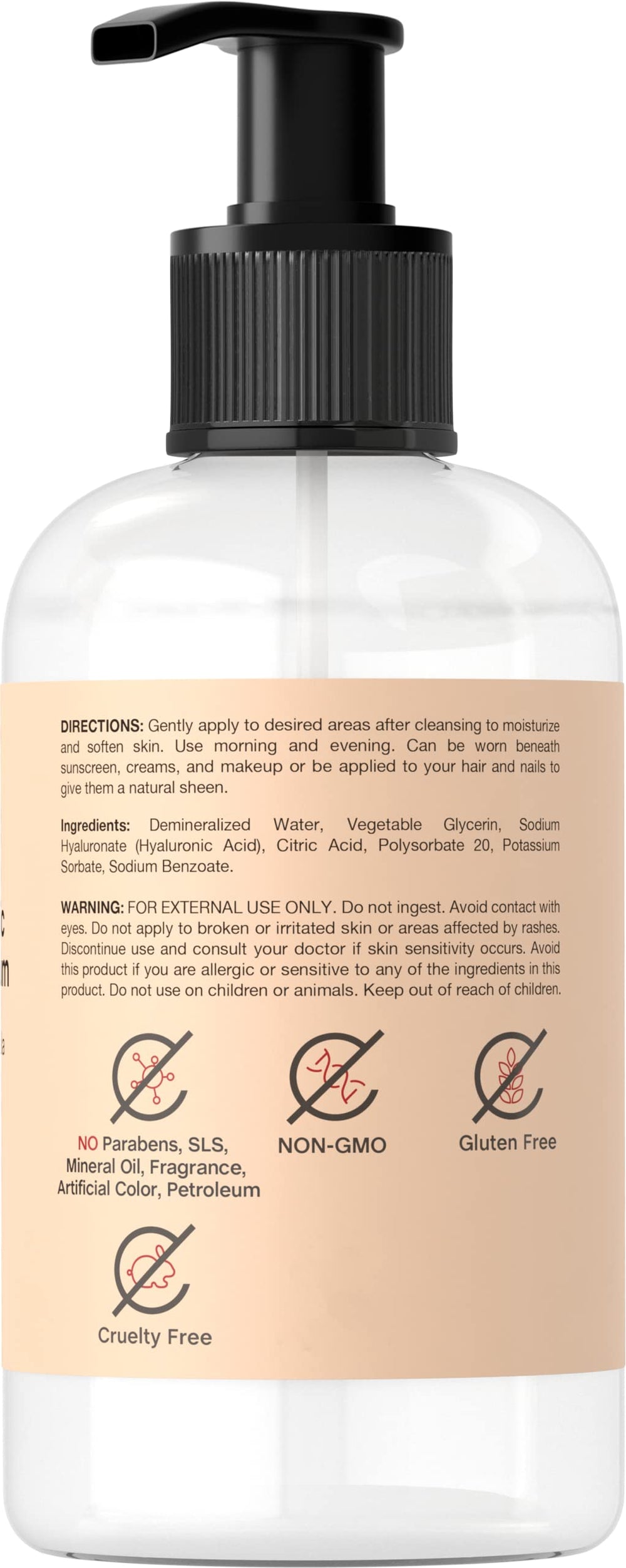 Coera Hyaluronic Acid Serum pump dispense for easy daily use