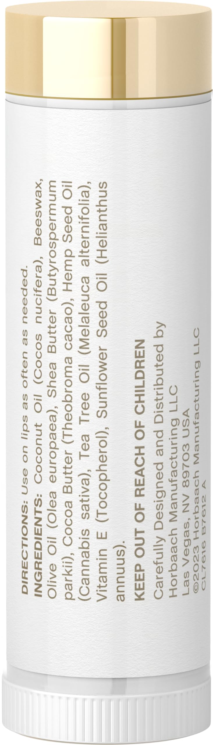 Close-up of Coera lip balm application for smooth, nourished lips.