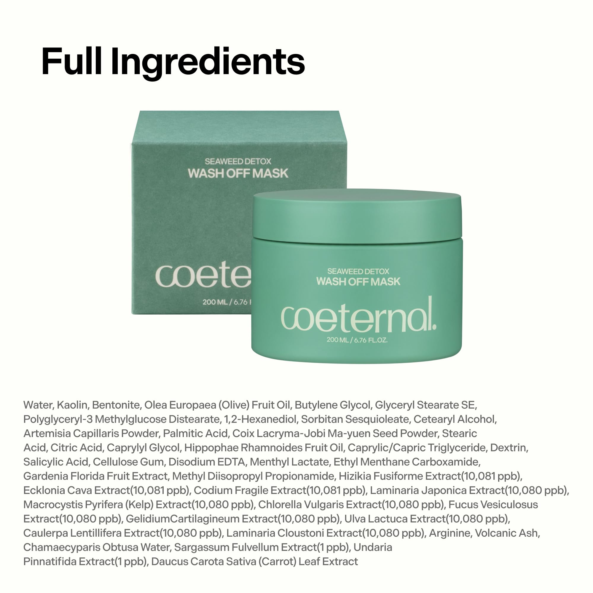 Night routine with Coeternal mask prepares skin before bed.