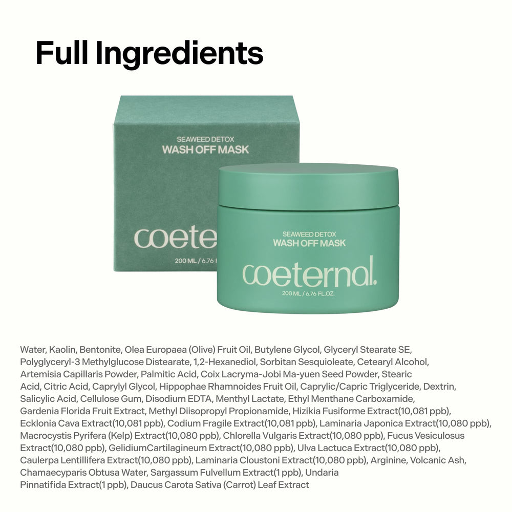 Night routine with Coeternal mask prepares skin before bed.