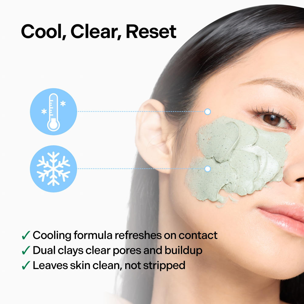 Rinse scene shows clean finish from Coeternal mask.