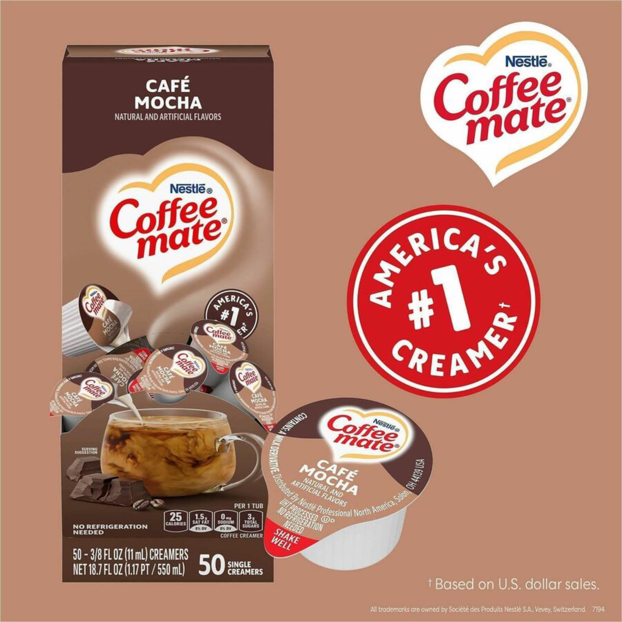 Gluten-free Coffee-mate Café Mocha creamer in box
