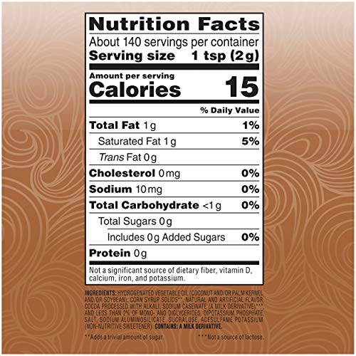 Coffee Mate Chocolate Creme Sugar Free Powder Cup with Coffee Aroma—rich scent ready to enjoy