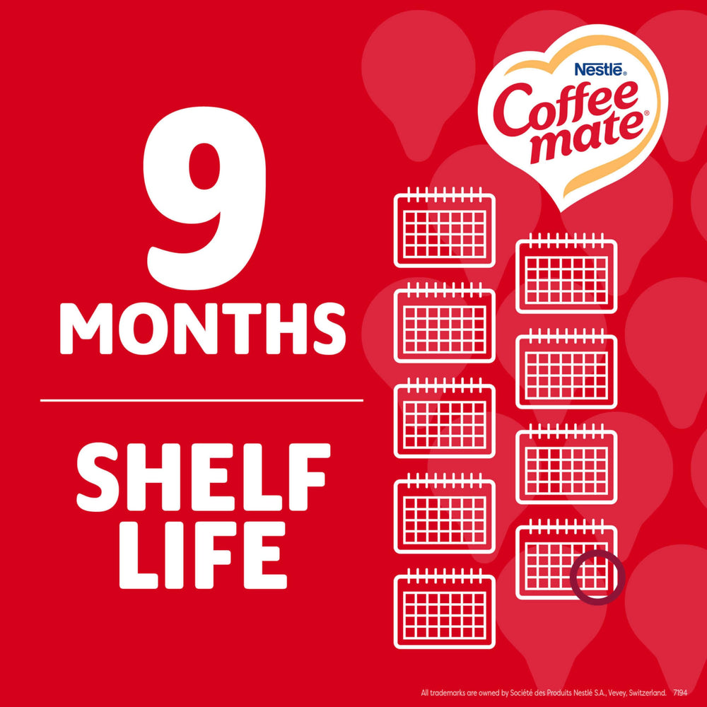 Coffee mate non-dairy gluten-free creamer singles support dietary needs
