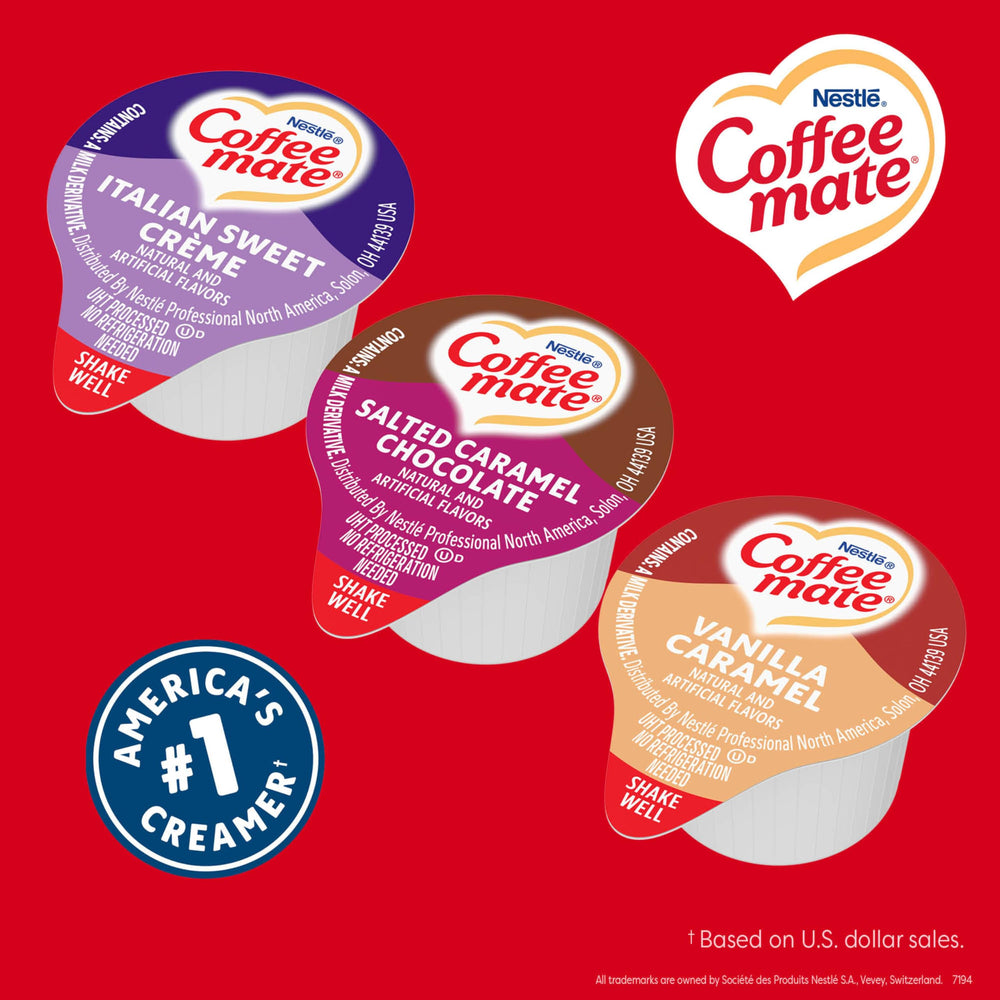 Coffee mate office break room option provides quick flavor boosts for guests