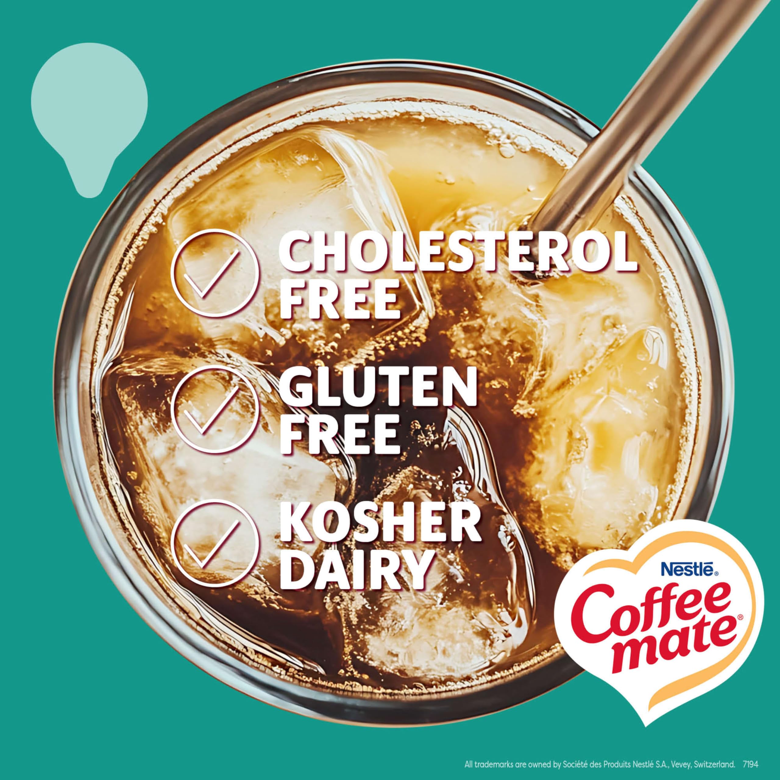 Coffee Mate Dirty Soda Coconut Lime non-dairy creamer suitable for beverages