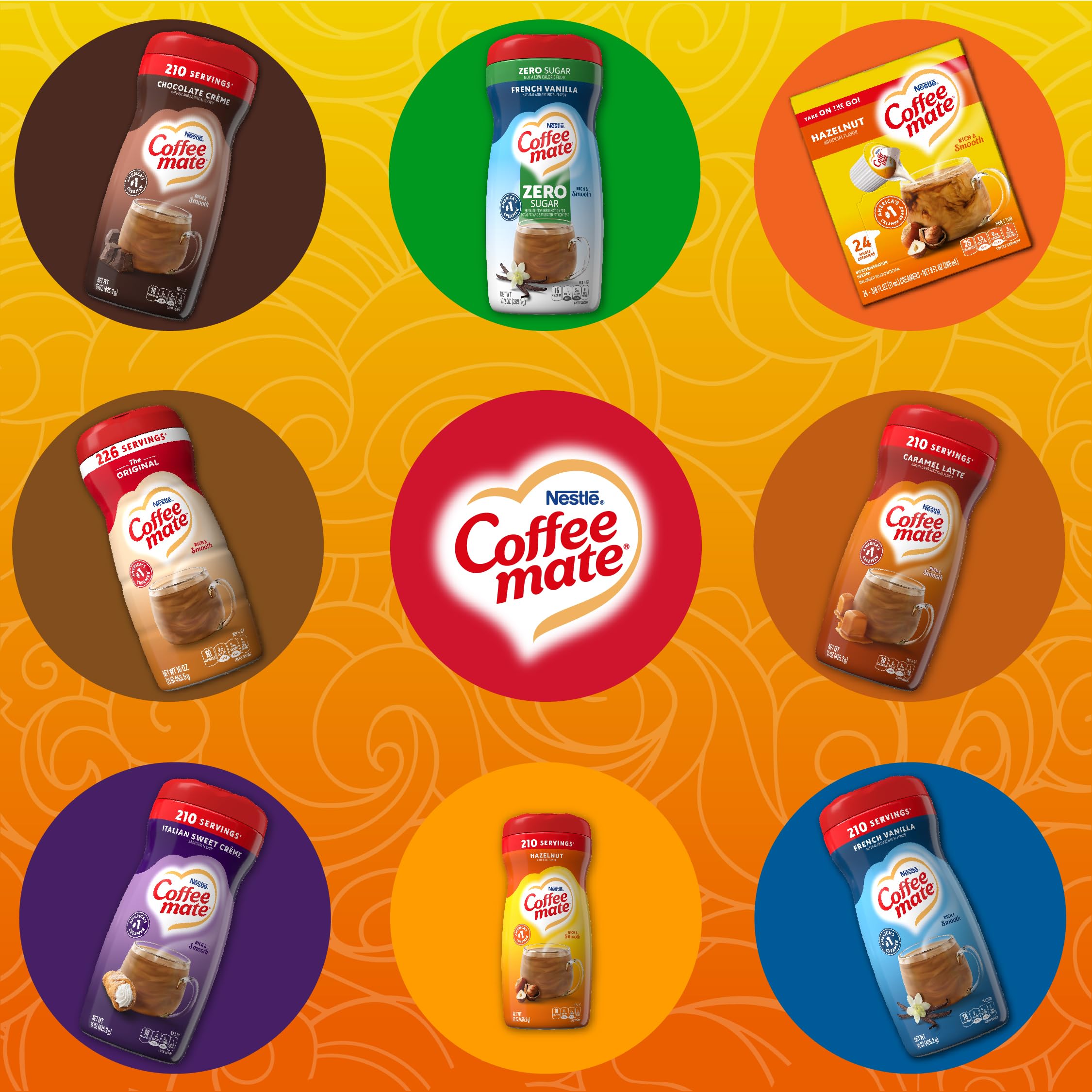 Coffee-mate Hazelnut Powdered Creamer dessert pairing inspiration