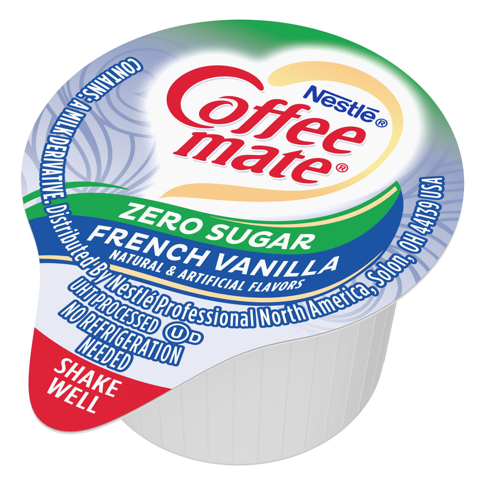 Coffee-mate shelf-stable creamer stays fresh at room temperature