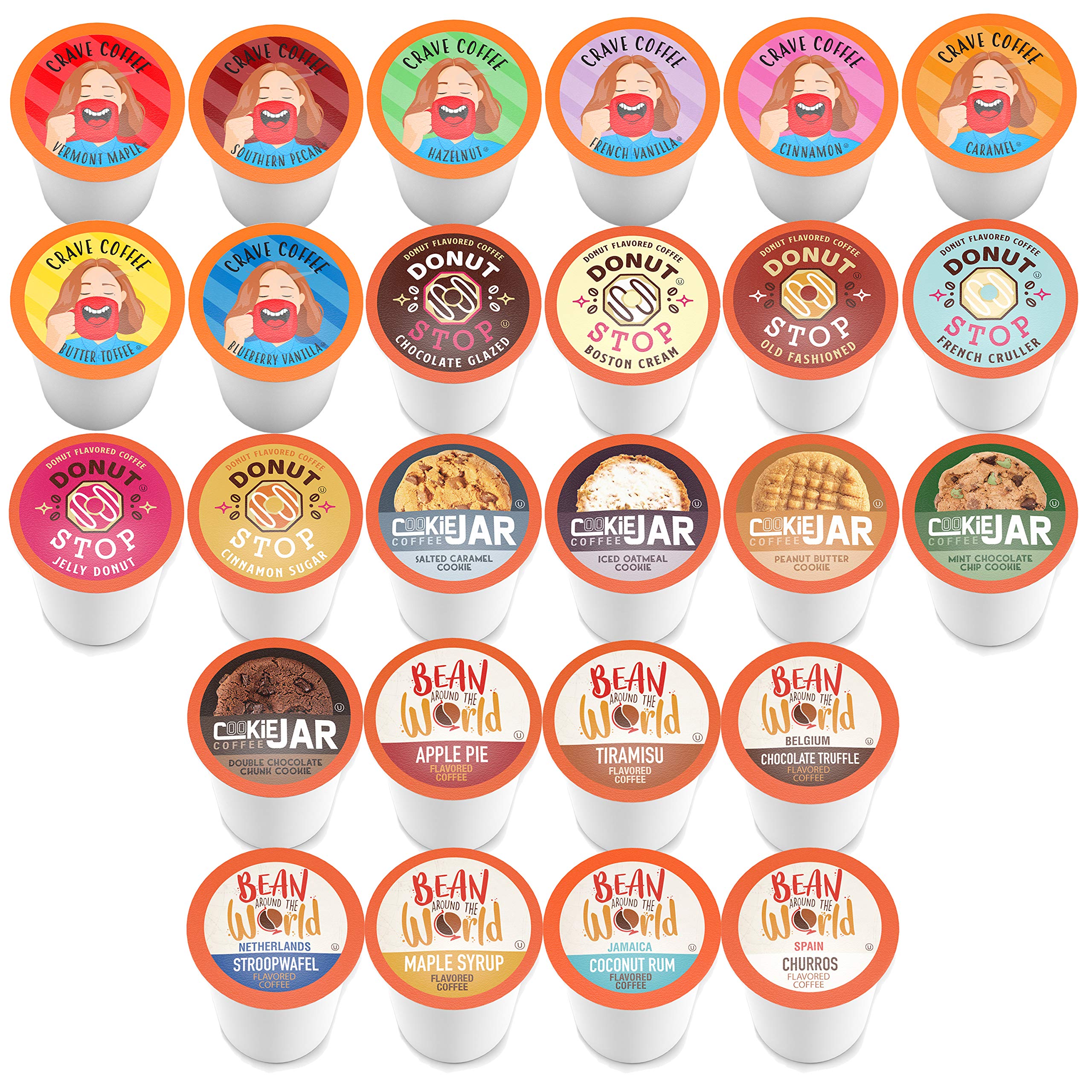Coffee Pod Variety Packs recyclable cups simplify post-brew disposal.