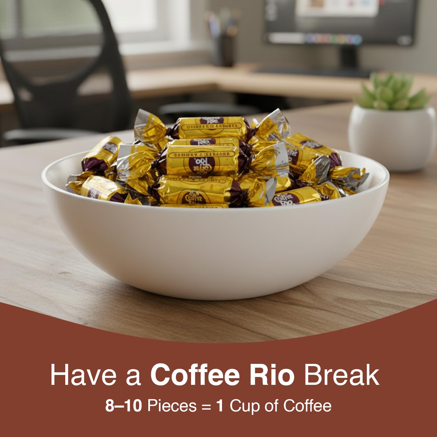 Kosher-certified Coffee Rio caramels suitable for many dietary needs.