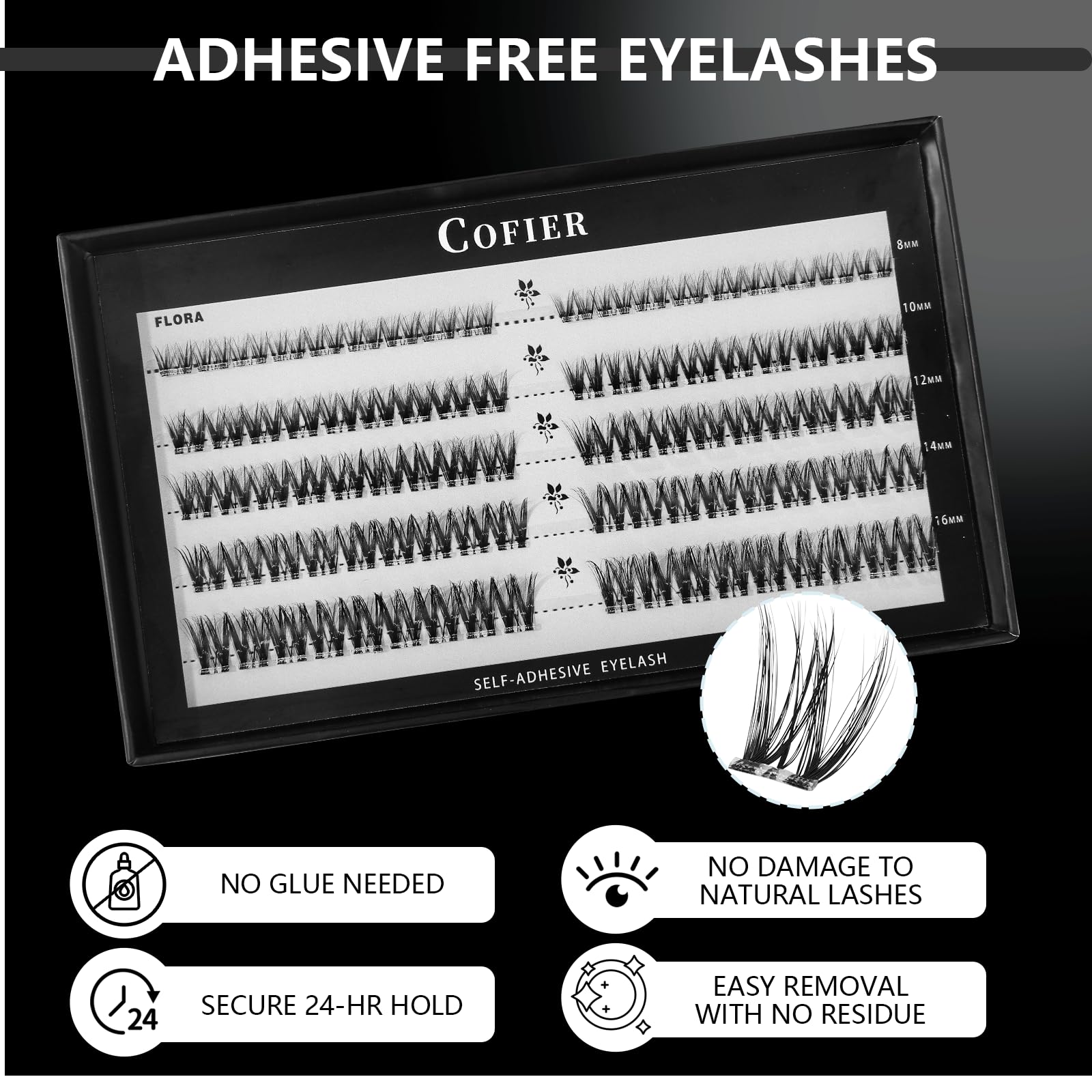 Cofier beginner-friendly lash kit ideal for at-home application