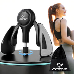 COFOF thigh trainer with adjustable resistance knob for customized leg workouts.