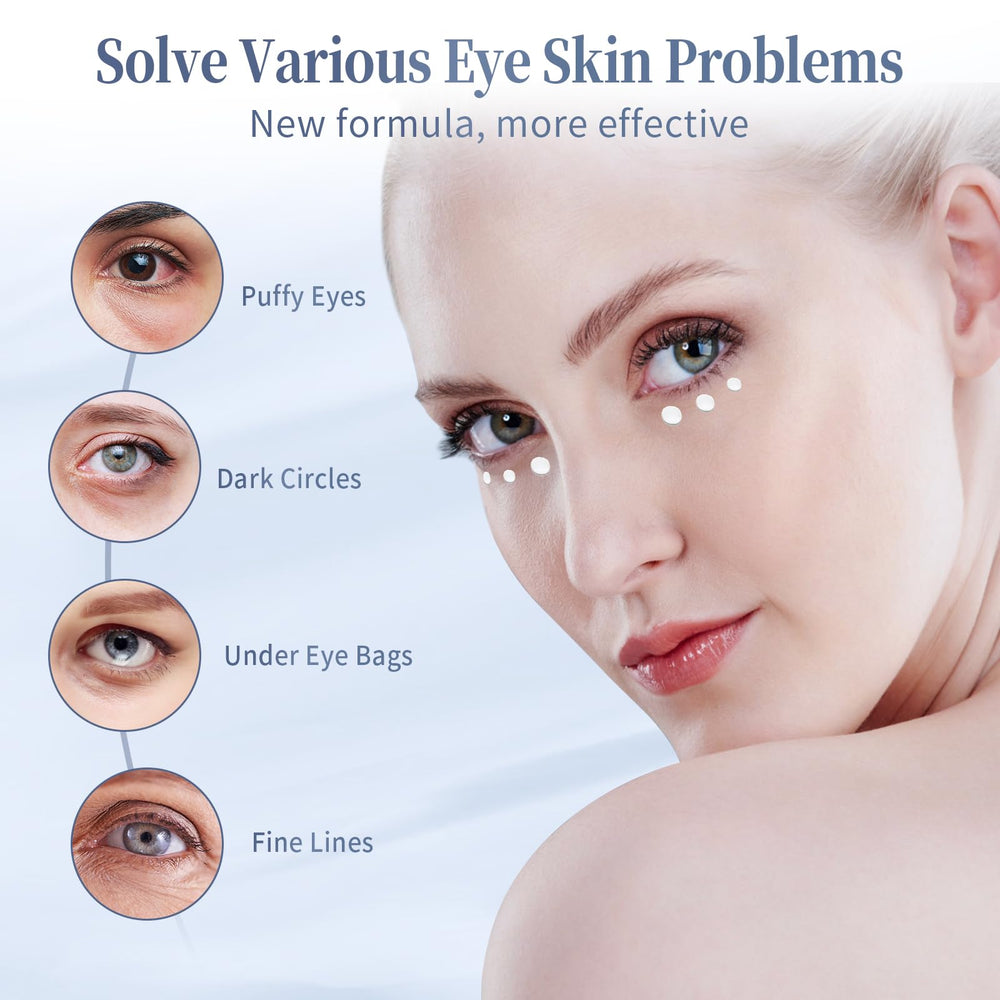 Coinore Retinol Under Eye Cream ingredients set shows rosemary extract and centella for antioxidant protection.
