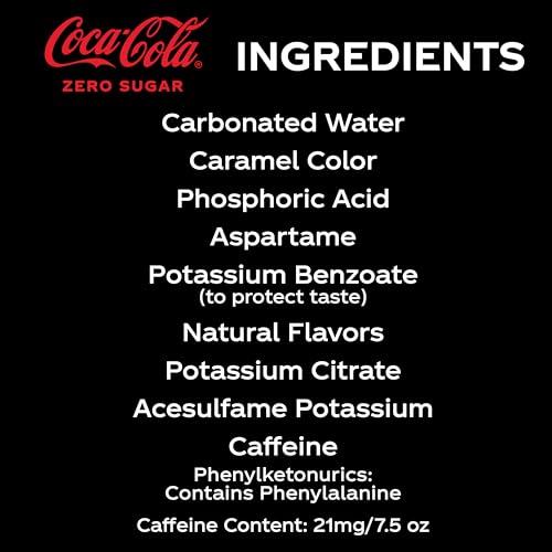 Coke Zero Sugar mini-can ice-cold presentation highlights peak refreshment.
