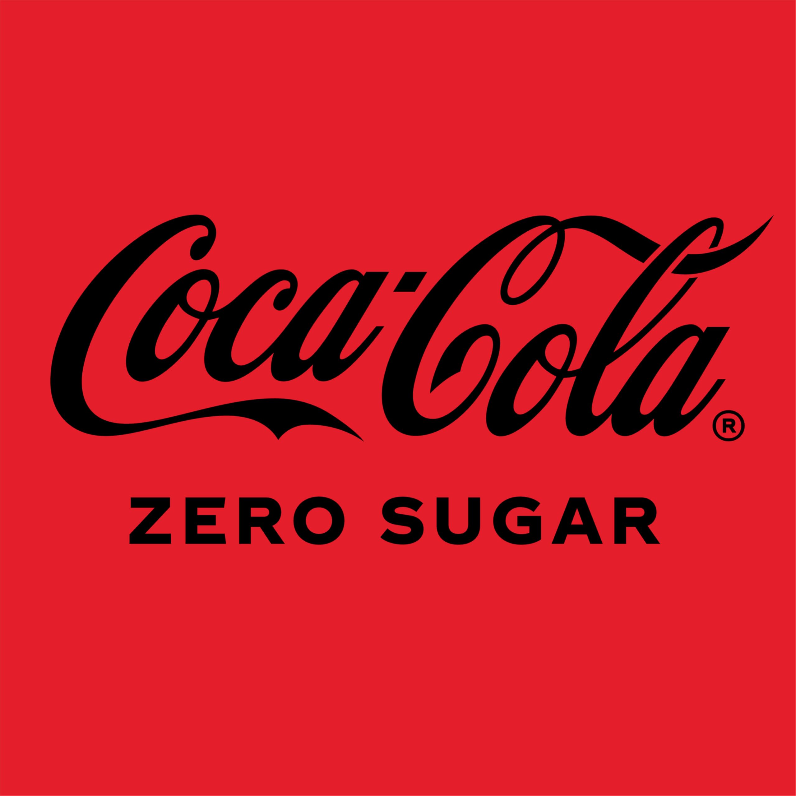 Coke Zero Sugar mini-can six-pack on shelf ready for sharing.