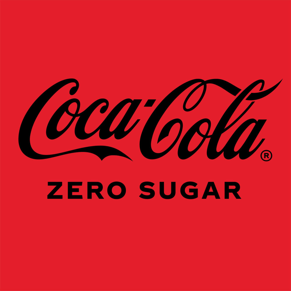 Coke Zero Sugar mini-can six-pack on shelf ready for sharing.