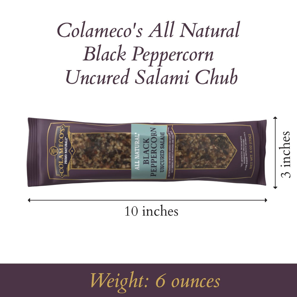 Colamecos Gluten-free, dairy-free salami pack ready to enjoy.