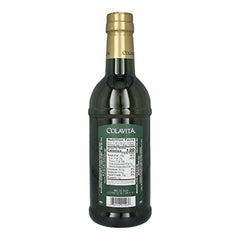 Colavita Premium Selection EVOO bottle close-up showing premium Italian quality.