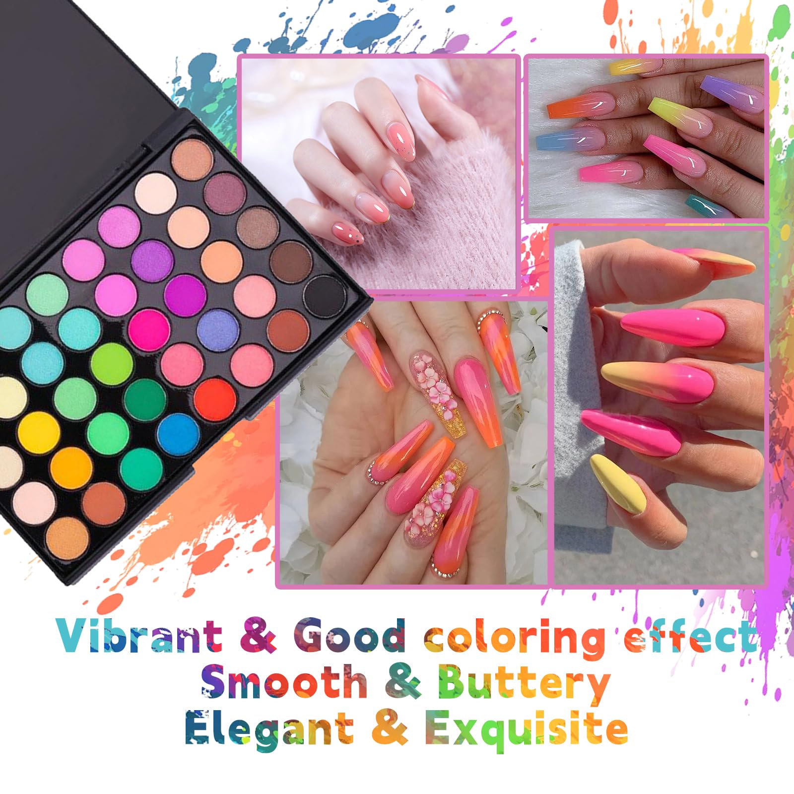 COLAYERIST finely milled pigment with an included tool for even application.