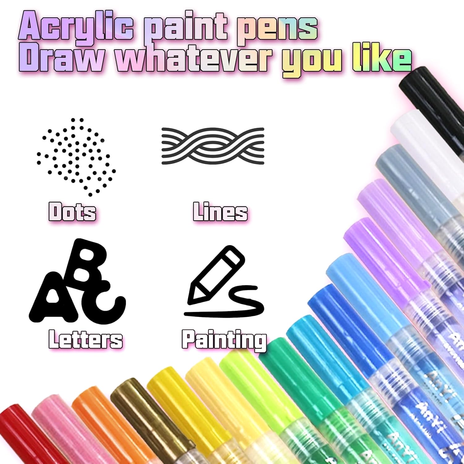 COLAYERIST Pens are easy to use for beginners and precise lines.