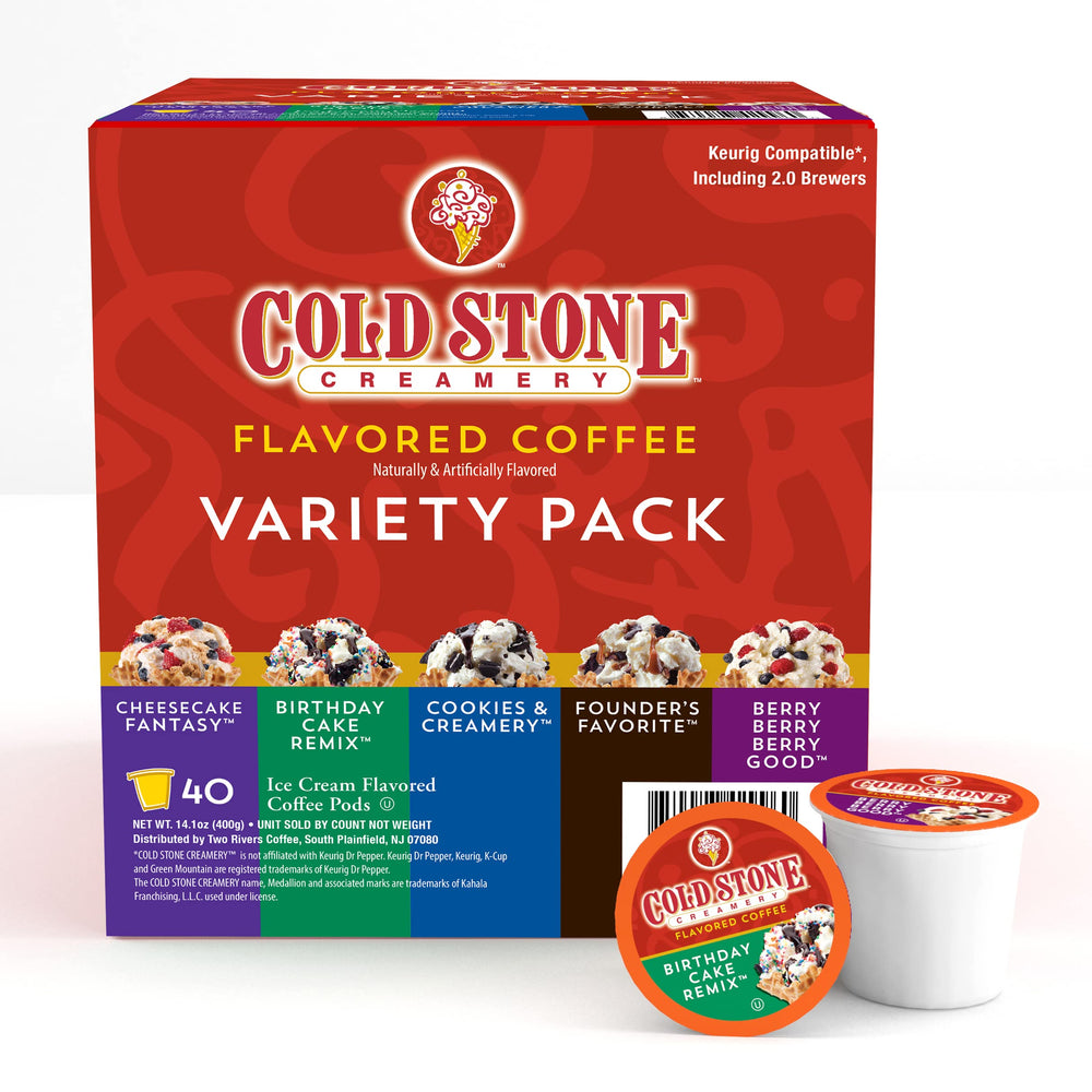 Cold Stone Beverages coffee pods cake-batter flavor for dessert-inspired mornings