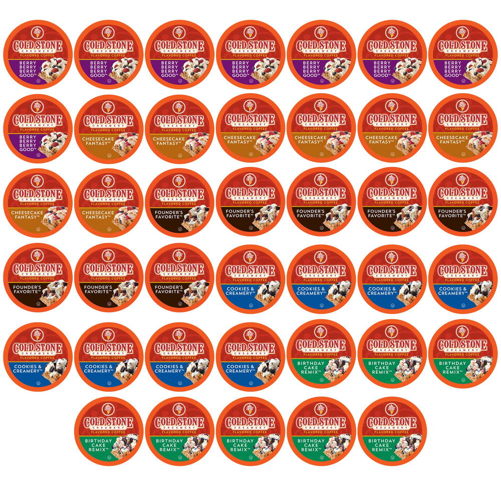 Cold Stone Beverages coffee pods variety 40-count for convenient at-home indulgence