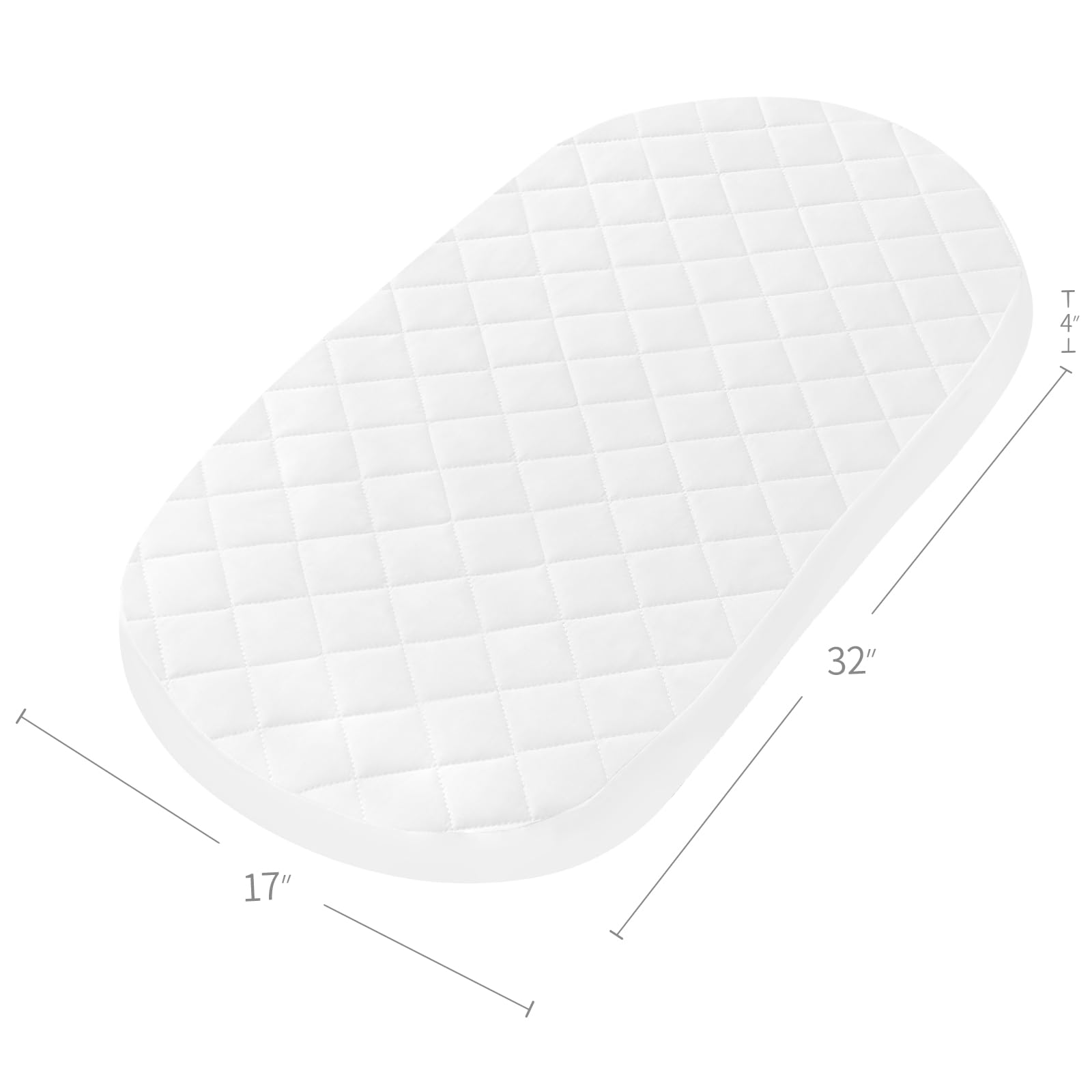 Coldwind elastic-band fitted design ensures snug bassinet fit.