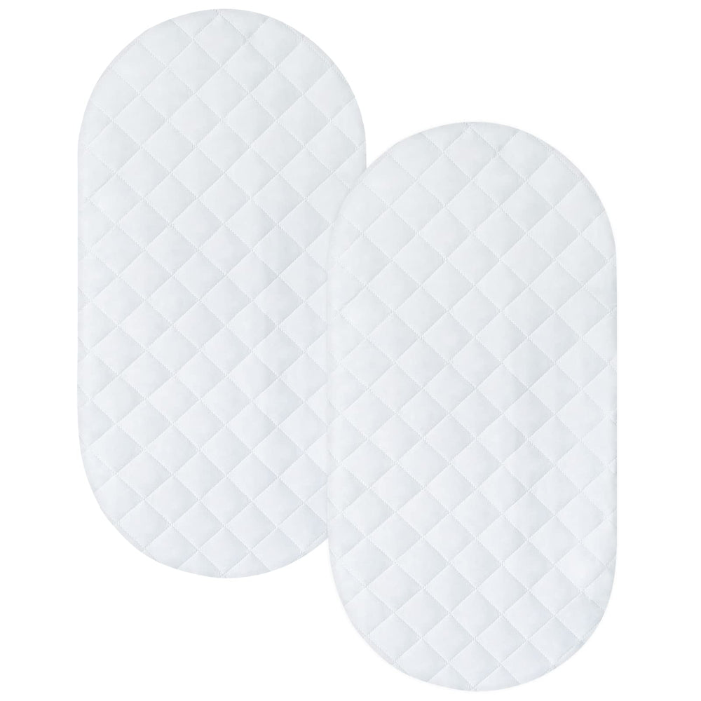 Coldwind waterproof bassinet pad cover protects the mattress from spills.