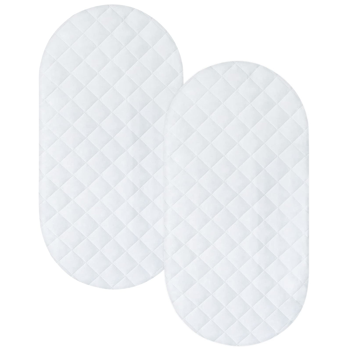 Coldwind waterproof bassinet pad cover protects the mattress from spills.