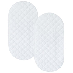 Coldwind waterproof bassinet pad cover protects the mattress from spills.