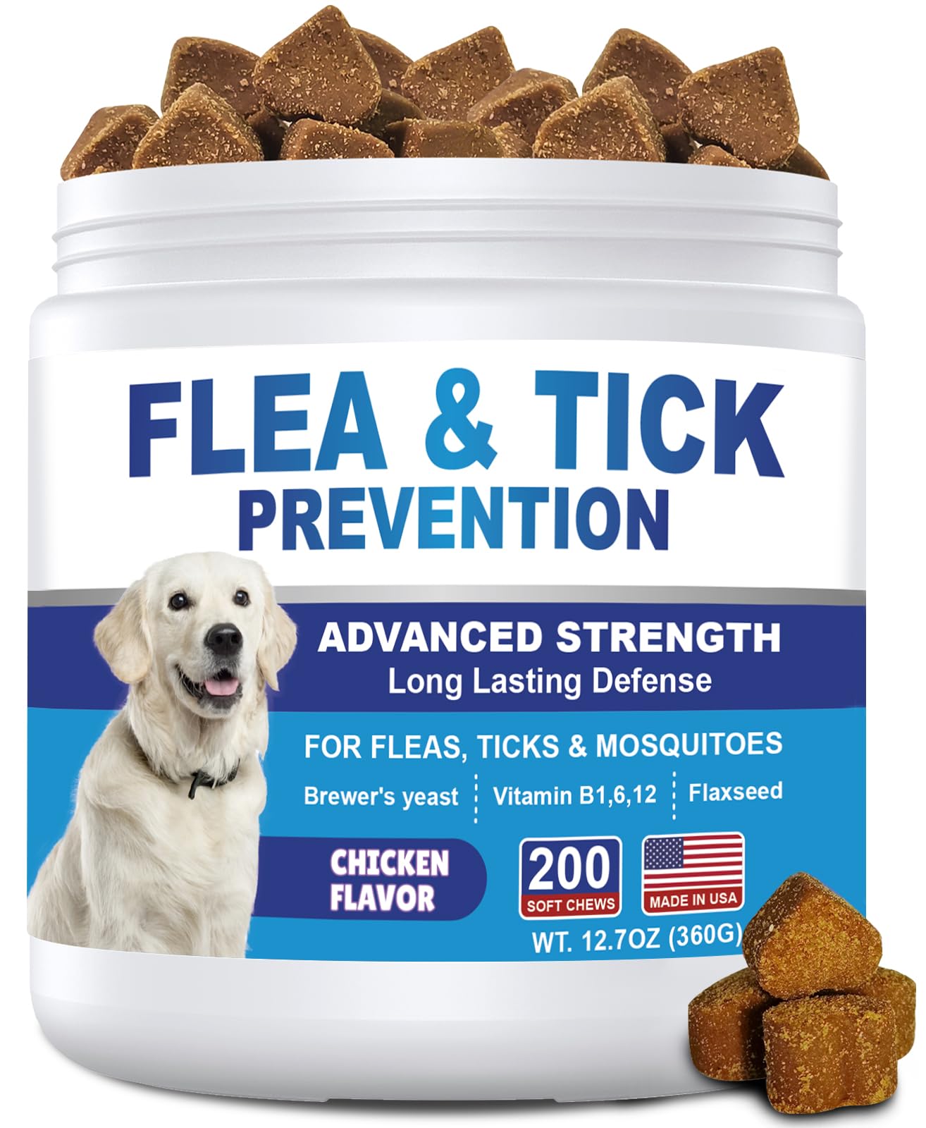 ColEaze flea and tick chews packaging enables easy at-home prevention.