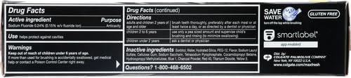 Colgate Charcoal Mint toothpaste action showing foaming texture
