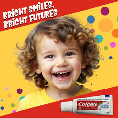 Colgate Kids toothpaste travel pack shown for trips and school