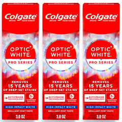 Colgate Optic White Pro Series high-impact white tube with brilliant mint for a brighter smile