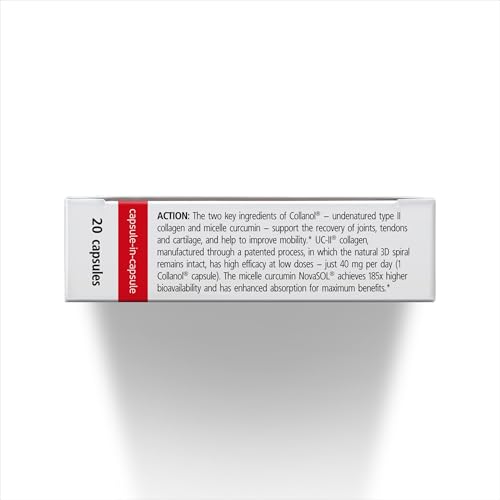 Collanol dual-capsule delivery system showing two-stage release for absorption.