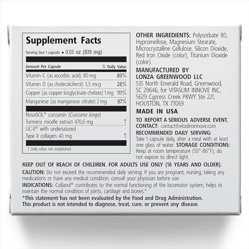 Collanol made-in-USA badge on packaging ensuring quality manufacturing.
