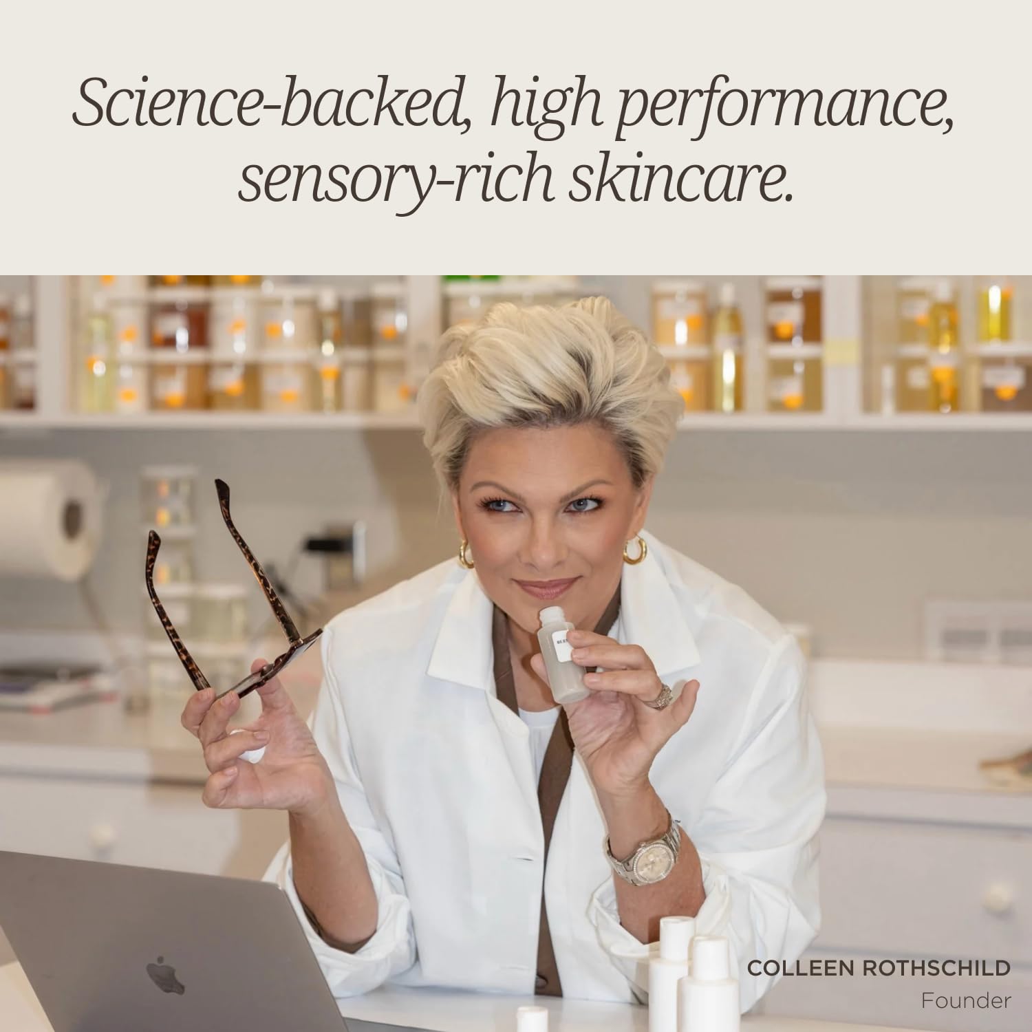 COLLEEN ROTHSCHILD Caffeine supports a refreshed-looking eye contour.