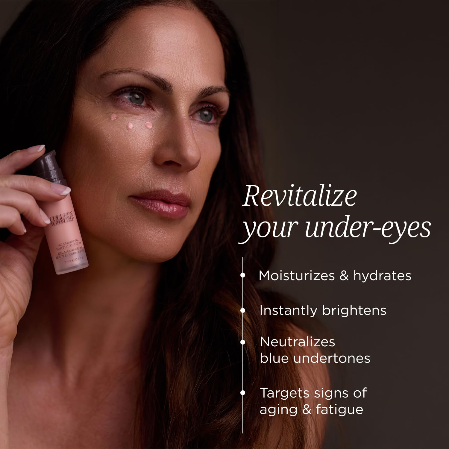 COLLEEN ROTHSCHILD Eye Cream dispensed dot ready for under-eye care.