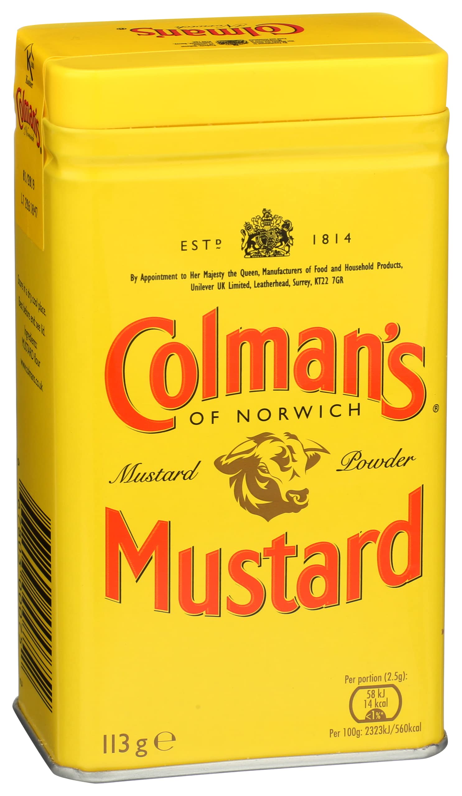Colman's dry mustard powder pack of two bottles ideal for grilling and bold marinades