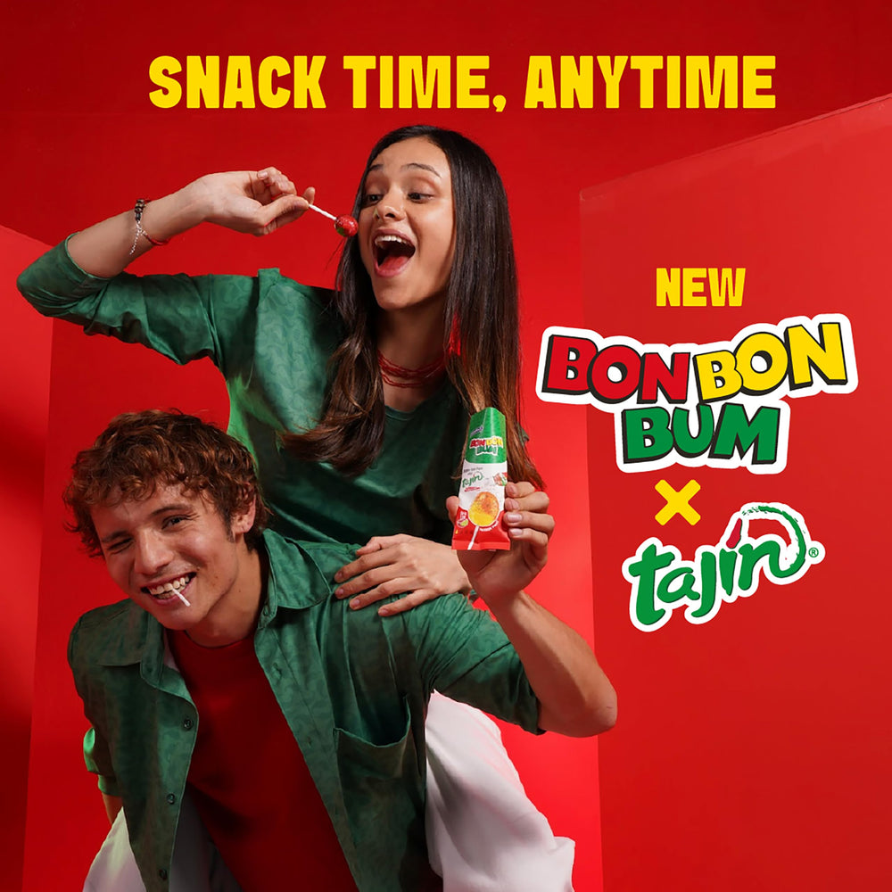 Bubble gum core inside a Bon Bon Bum lollipop offers a chewy surprise.