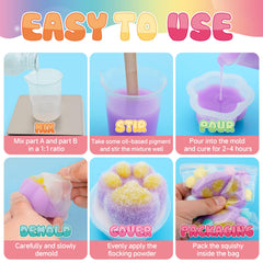 ColoPlay Taba Squishy Kit color pastes: vibrant hues for vivid squishy artwork
