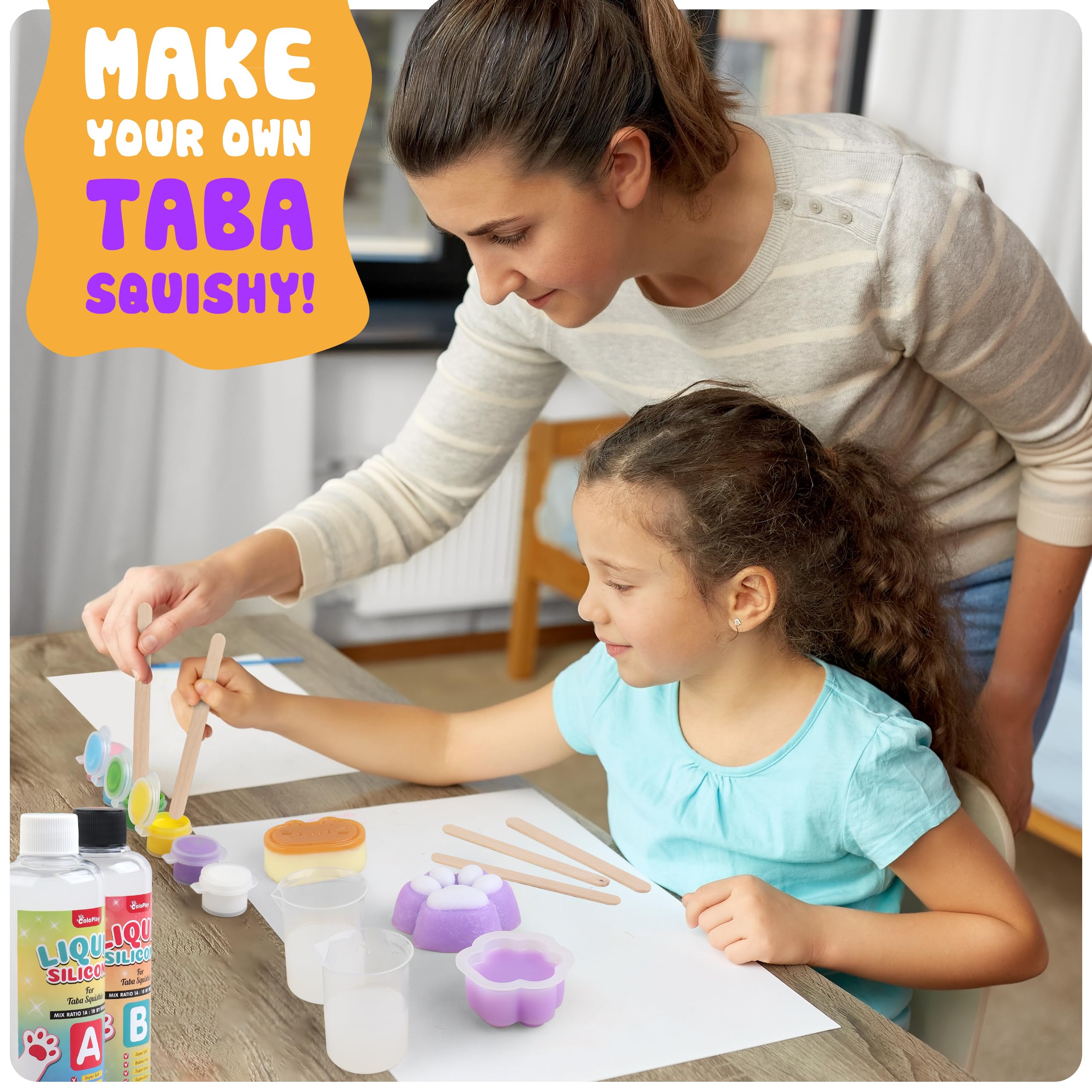 ColoPlay Taba Squishy Kit finished squishies: soft tactile toys ready to enjoy