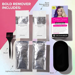 Color Oops Bold Remover packaging highlights vegan and cruelty-free choice.