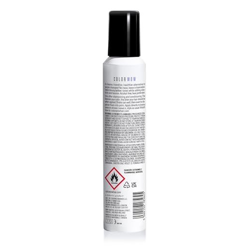 COLOR WOW Color Control purple-toning foam dispenses evenly for simple application
