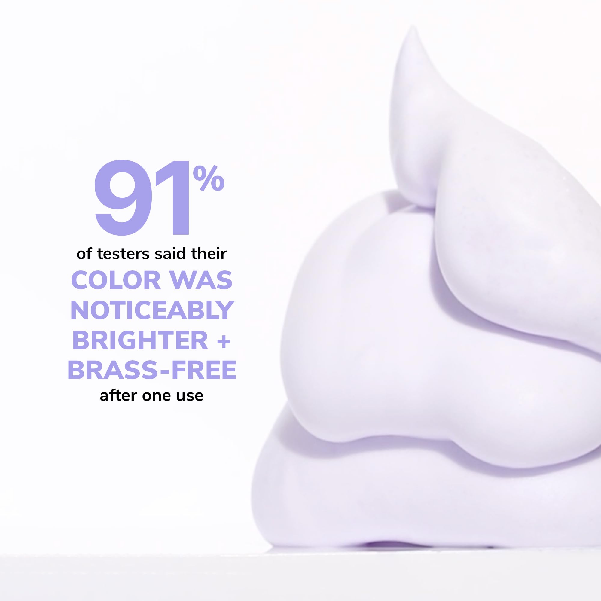 COLOR WOW Color Control purple-toning foam on-dry hair brightens without stiffness