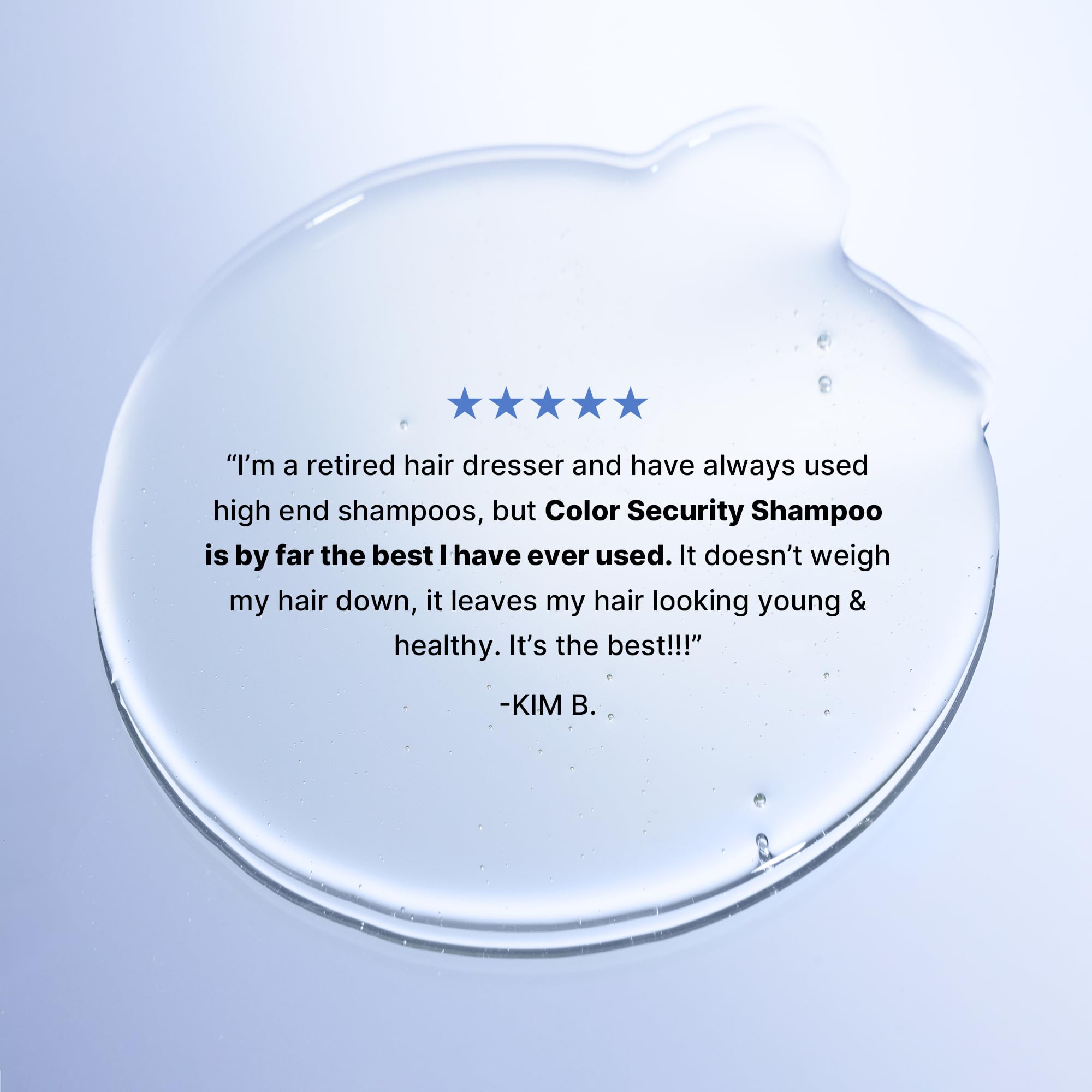 Salon-quality cleansing with Color Wow Color Security Shampoo suitable for all hair types.