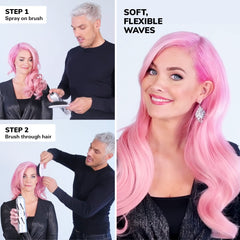 COLOR WOW Cult Favorite hairspray brush-through finish for flexible control.