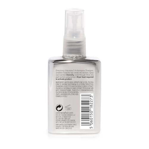 COLOR WOW Dream Coat application showcases even mist for smooth results.
