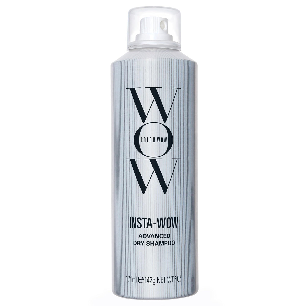 COLOR WOW Insta-WOW bottle showing oil removal benefits and sleek design